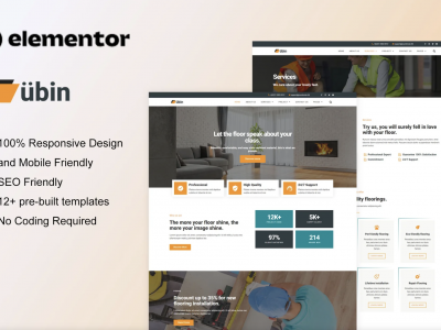 Ubin - Flooring Service Elementor Template Kit