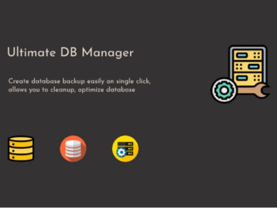 Ultimate DB Manager - WP Database Backup, Optimize