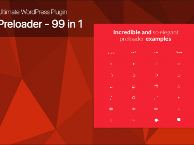 Ultimate WordPress Preloader - 99 CSS3 Preloaders
