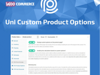 Uni CPO – WooCommerce Options and Price Calculation Formulas