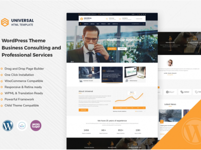 Universal - Business Consulting WordPress Theme