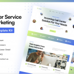 Upcall - Call Center Service & Telemarketing Elementor pro Template Kit