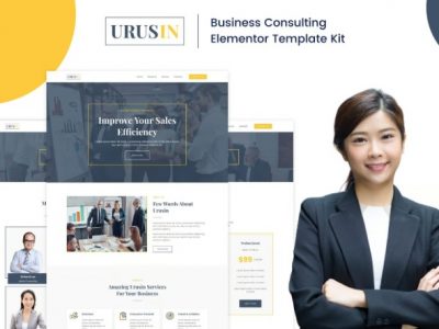 Urusin - Business Consulting Elementor Template Kit