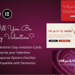 Valentine's Day Invitations for Elementor