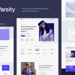 Varsity - Virtual & Augmented Reality Services Elementor Template Kit