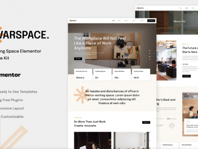 Varspace - Coworking Space Elementor Template Kit