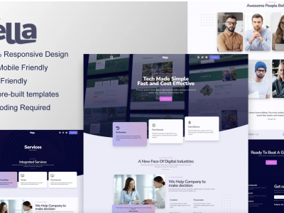 Vella - Digital Agency Elementor Template Kit
