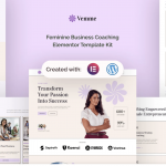 Vemme - Feminine Business Coaching Elementor Template Kit