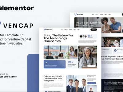 Vencap – Venture Capital & Investment Elementor Template Kit