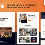 Venturr – Venture Capital & Investment Elementor Template Kit