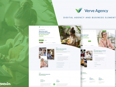 Verve - Creative & Business Elementor Pro Template Kit