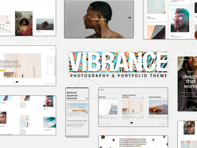 Vibrance - Photography Elementor Theme