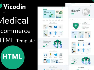 Vicodin - Medical eCommerce Bootstrap Template