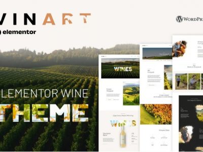 Vinart - Wine Brand & Vinyard Elementor Template Kit