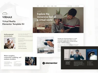 Virmax - Virtual Reality Services Elementor Template Kit