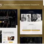 Virtuary - Funeral & Cremation Services Elementor Template Kit