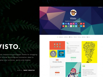 Visto - Multi Column Tumblr Theme