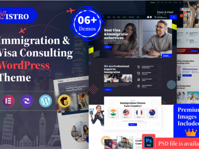 Vistro - Immigration Visa Consulting WordPress The