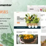 Vitameals - Fruits & Vegetables Store Elementor Template Kit