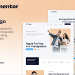 Vizago – Immigration & Visa Consulting Service Elementor Template Kit