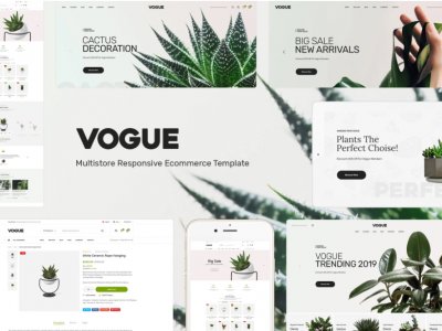 Vogue - Plant Store Opencart Theme
