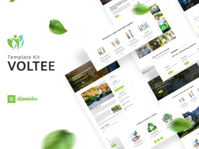 Voltee - Volunteering Service Elementor Template Kit