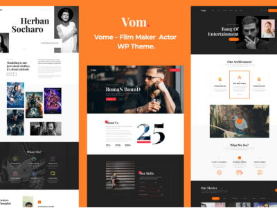 Vome - Film Studio Movie Producti WordPress Theme