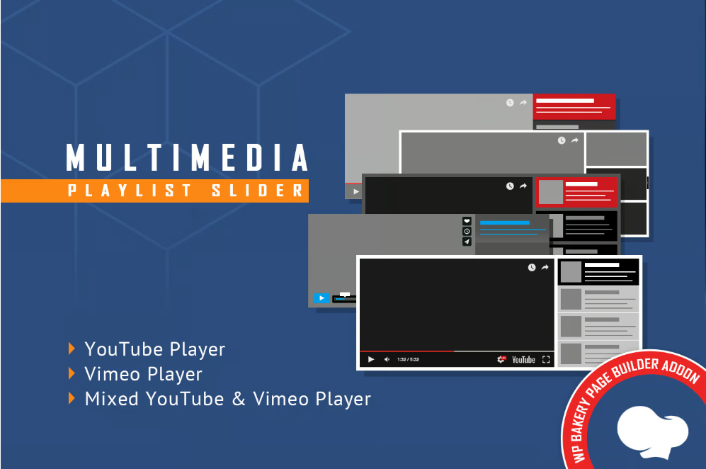 WPBakery Addon - Multimedia Playlist Slider