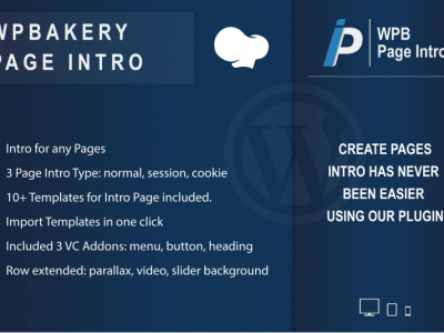 WPBakery Page Intro - Addon for WPBakery