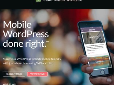 WPtouch Pro – Mobile Suite for WordPress