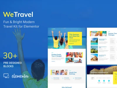 WeTravel - Travel and Tourism Template Kit