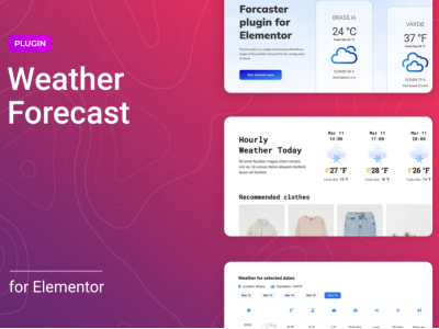 Weather Forecast for Elementor