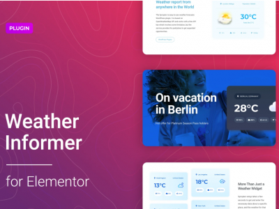 Weather for Elementor