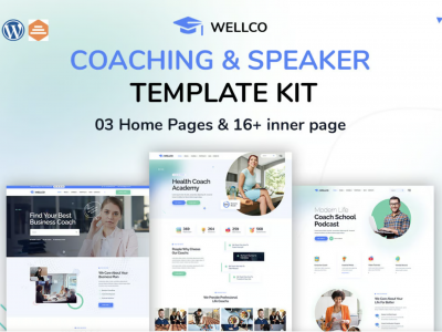 Wellco - Coaching & Speaker Elementor Template Kit