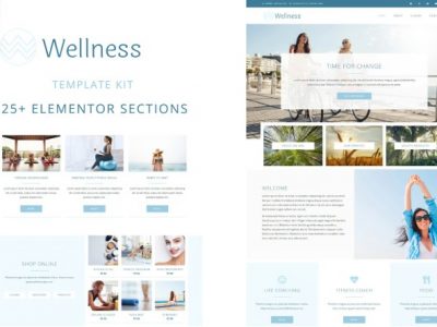 Wellness - Elementor Template Kit