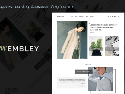 Wembley - Blog & Magazine Elementor Template Kit