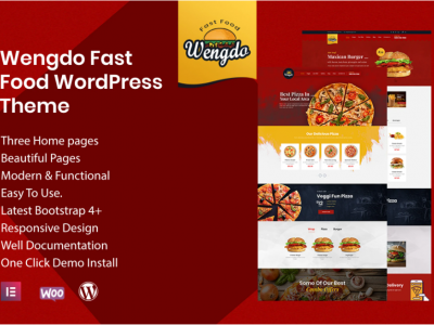 Wengdo - Fastfood WordPress Theme