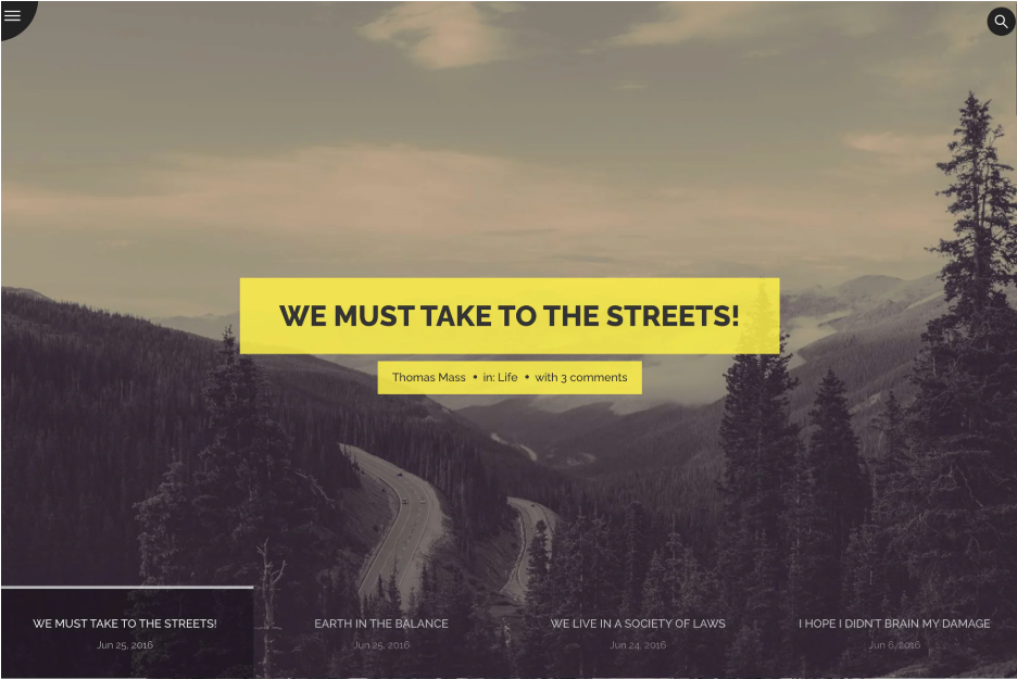 Wheats - WordPress Easy Blogging Theme