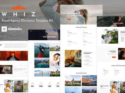 Whiz - Travel Agency Elementor Template Kit