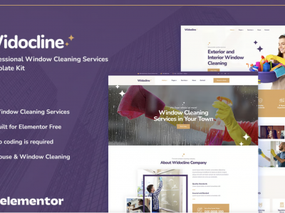 Widocline - Professional Window Cleaning Services Template Kit
