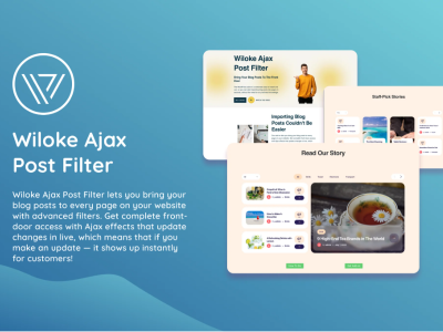 Wiloke Ajax Blog Post Filter
