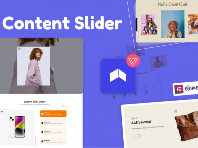 Wiloke Content Slider for Elementor