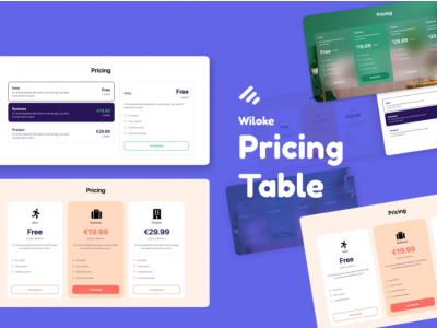 Wiloke Pricing Table Addon for Elementor