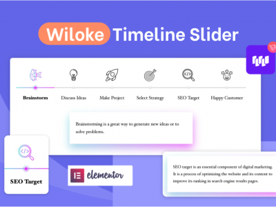 Wiloke Timeline Slider for Elementor