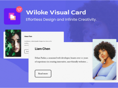 Wiloke Visual Card Elementor
