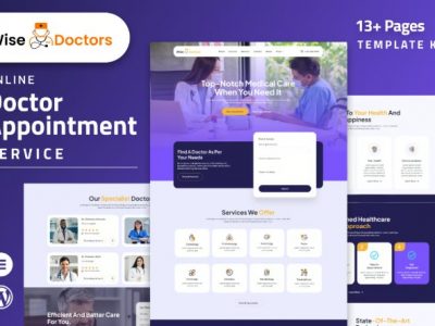WiseDoctors - Healthcare & Medical Elementor Template Kit