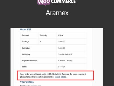 WooCommerce Aramex
