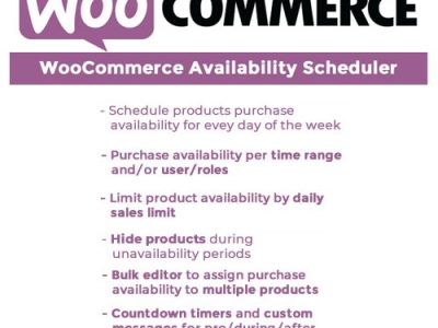 WooCommerce Availability Scheduler