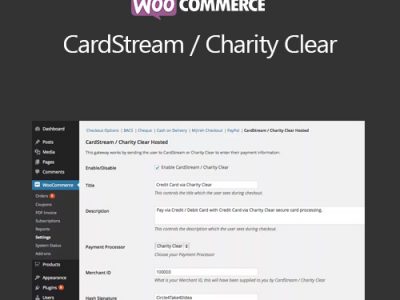 WooCommerce CardStream / Charity Clear