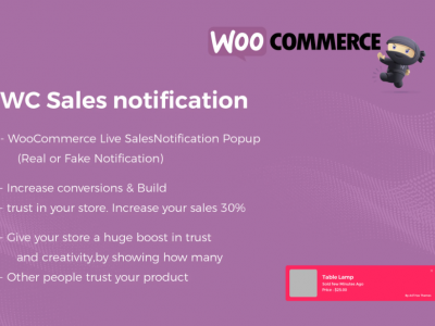 WooCommerce Live Sales Notification Pro